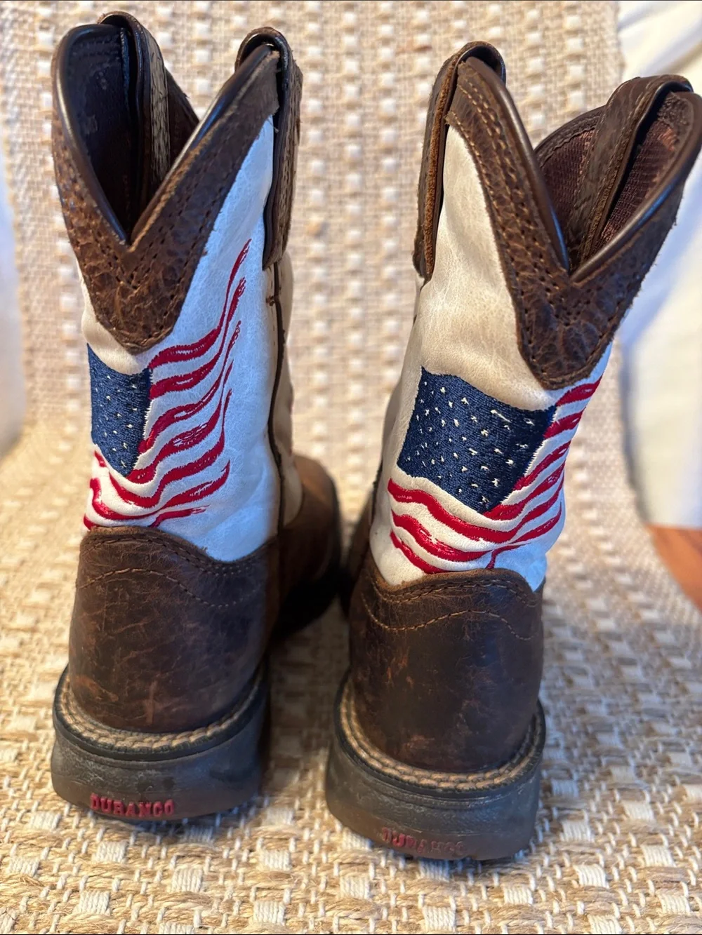 Durango 8” Kids Western Boot Size 10M